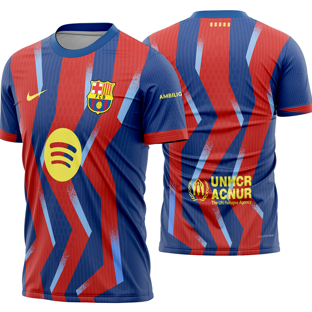 Arte Vetor Camisa Barcelona quarta 2025-2026 1