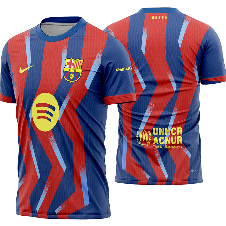 Arte Vetor Camisa Barcelona quarta 2025-2026 1