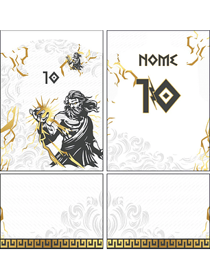 Arte vetor camisa  Interclasse Zeus Mod-854