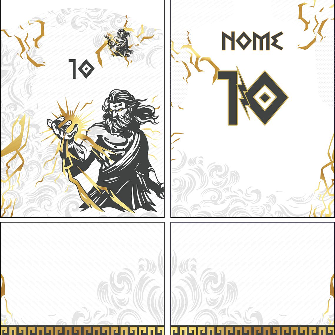 Arte vetor camisa  Interclasse Zeus Mod-854 2