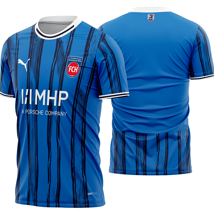 Arte Vetor Camisa 1. FC Heidenheim Visita 2025-2026 1