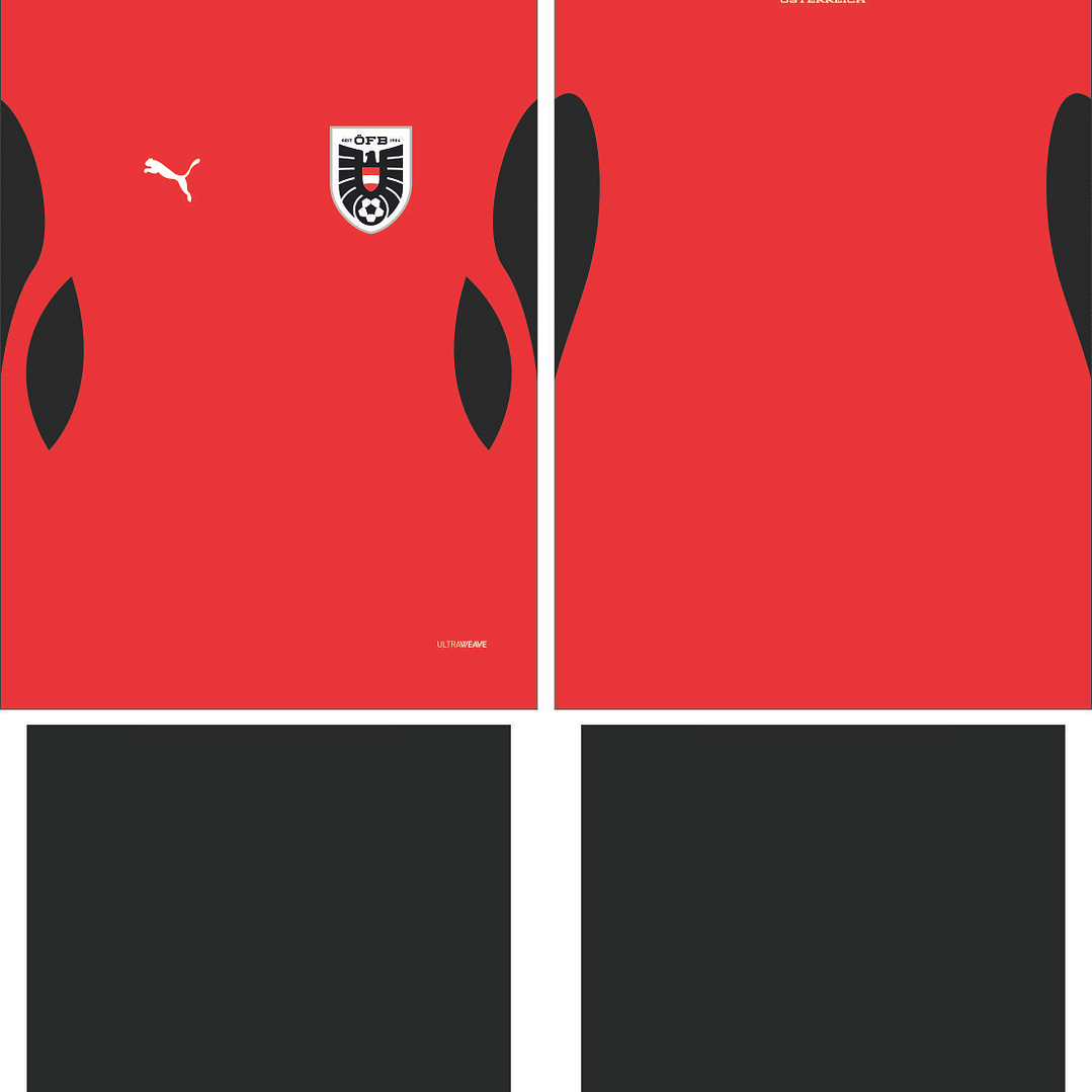 Arte Vetor Camisa Austria Local 2026 2