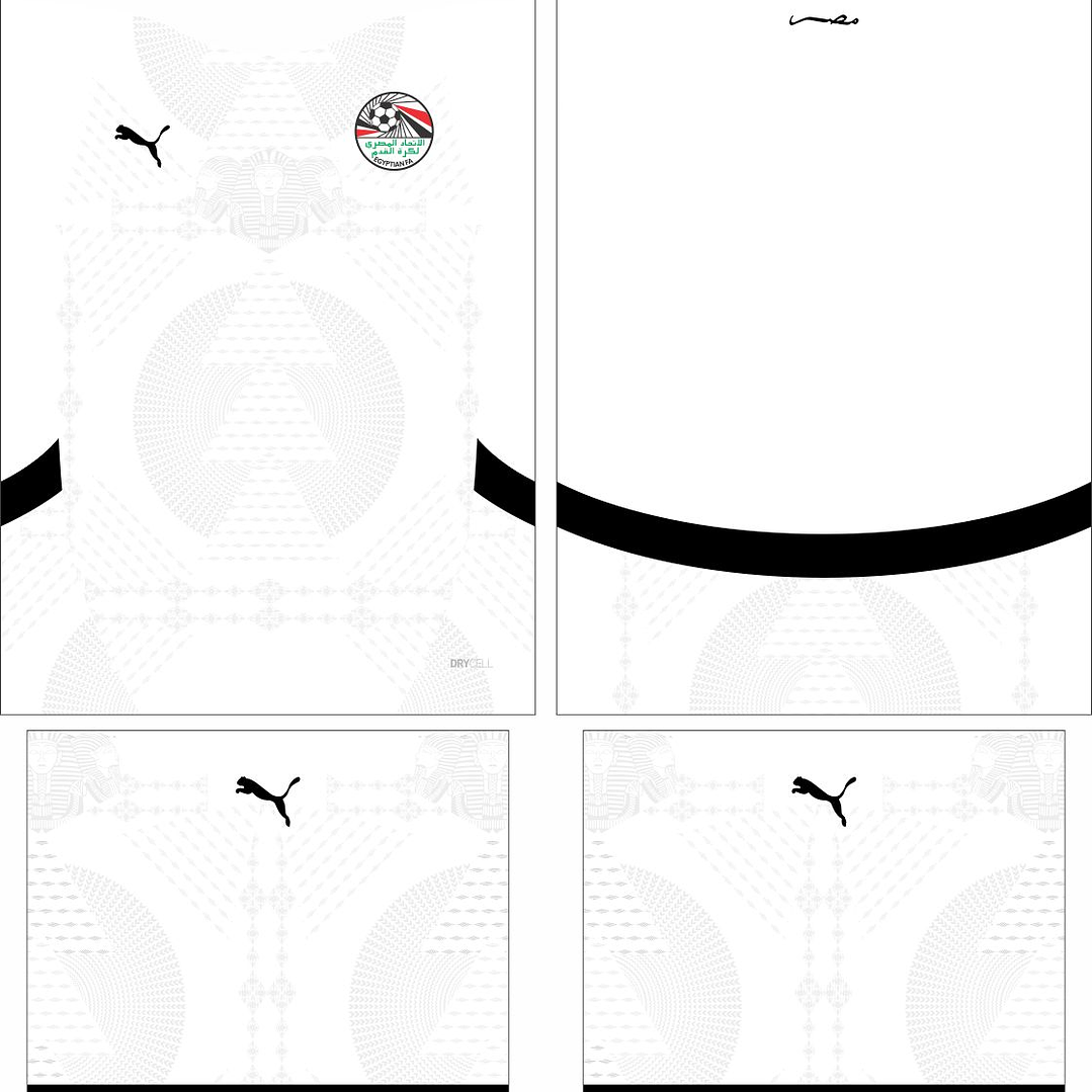 Arte Vetor Camisa Egito Visita  2024-2025 2