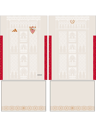 Arte Vetor Camisa Sevilla Concept 2025