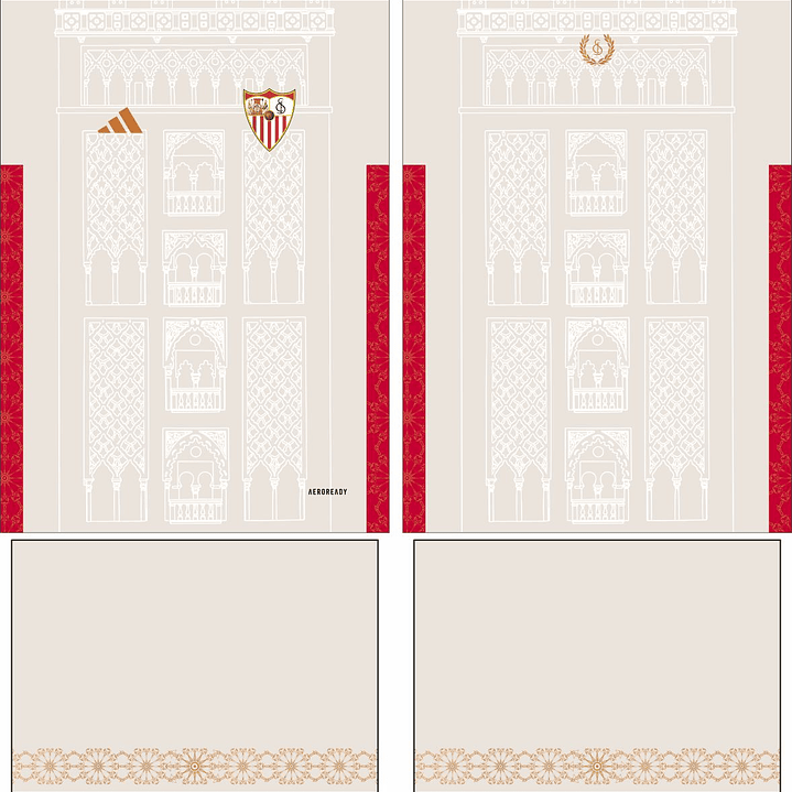 Arte Vetor Camisa Sevilla Concept 2025 2
