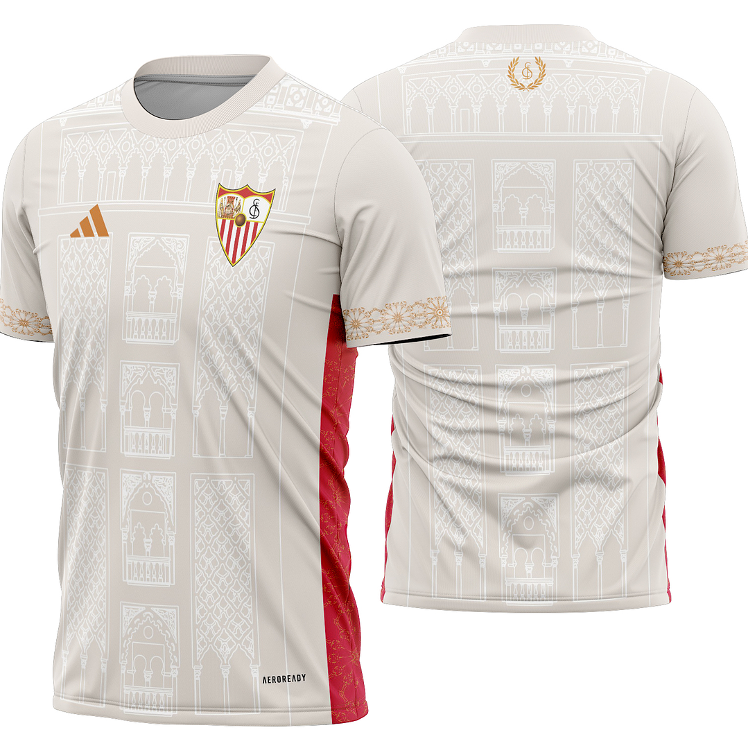 Arte Vetor Camisa Sevilla Concept 2025 1