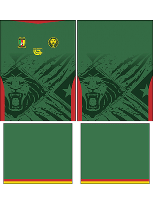 Arte Vetor Camisa Camarões Local 2026