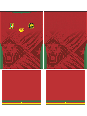 Arte Vetor Camisa Camarões Visita 2026