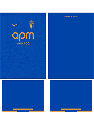 Arte Vetor Camisa As Monaco Visita 2025-2026