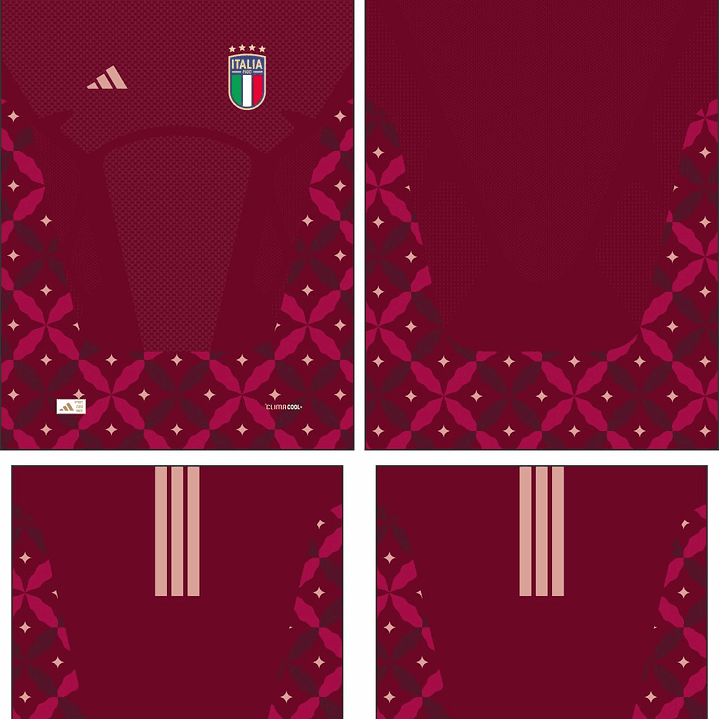 Arte Vetor Camisa Italia goleiro 2026 2