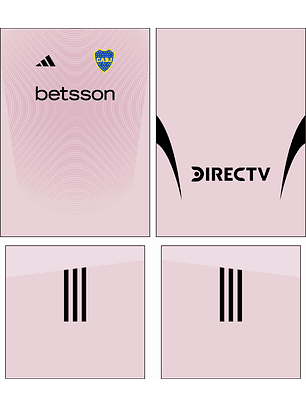 Arte Vetor Camisa Boca Juniors goleiro 2026
