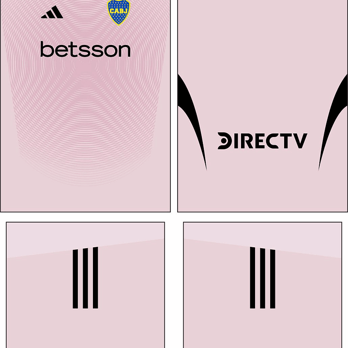 Arte Vetor Camisa Boca Juniors goleiro 2026 2