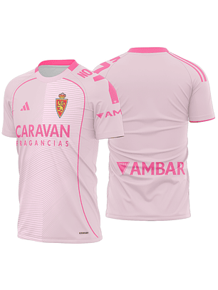 Arte Vetor Camisa Real Zaragoza quarta 2025-2026