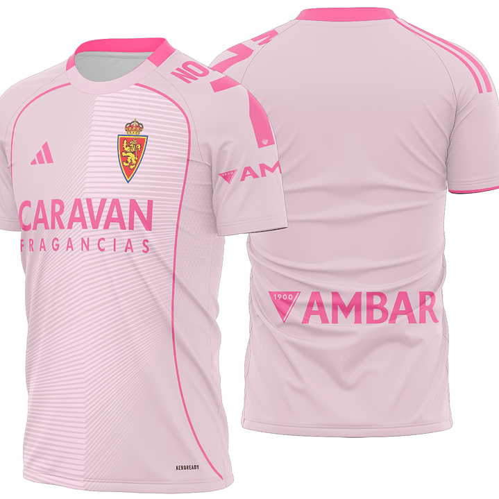 Arte Vetor Camisa Real Zaragoza quarta 2025-2026 1