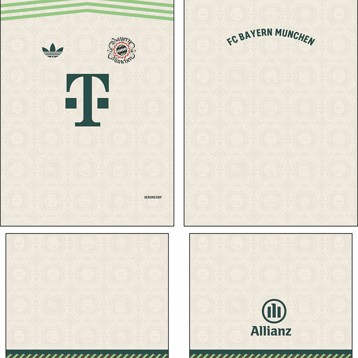 Arte Vetor Camisa Bayern Munich Oktoberfest 2025-2026 2