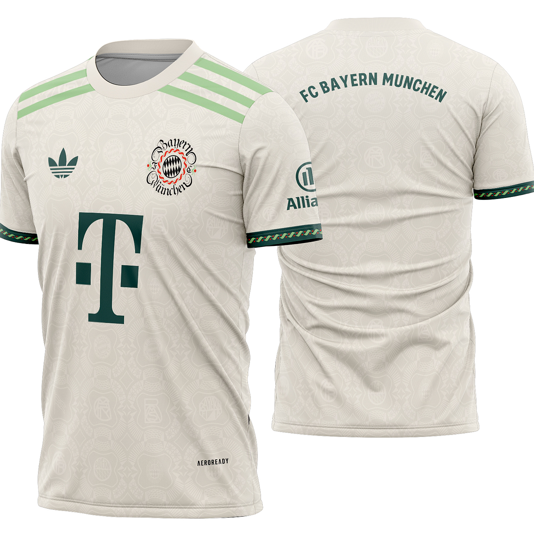 Arte Vetor Camisa Bayern Munich Oktoberfest 2025-2026 1