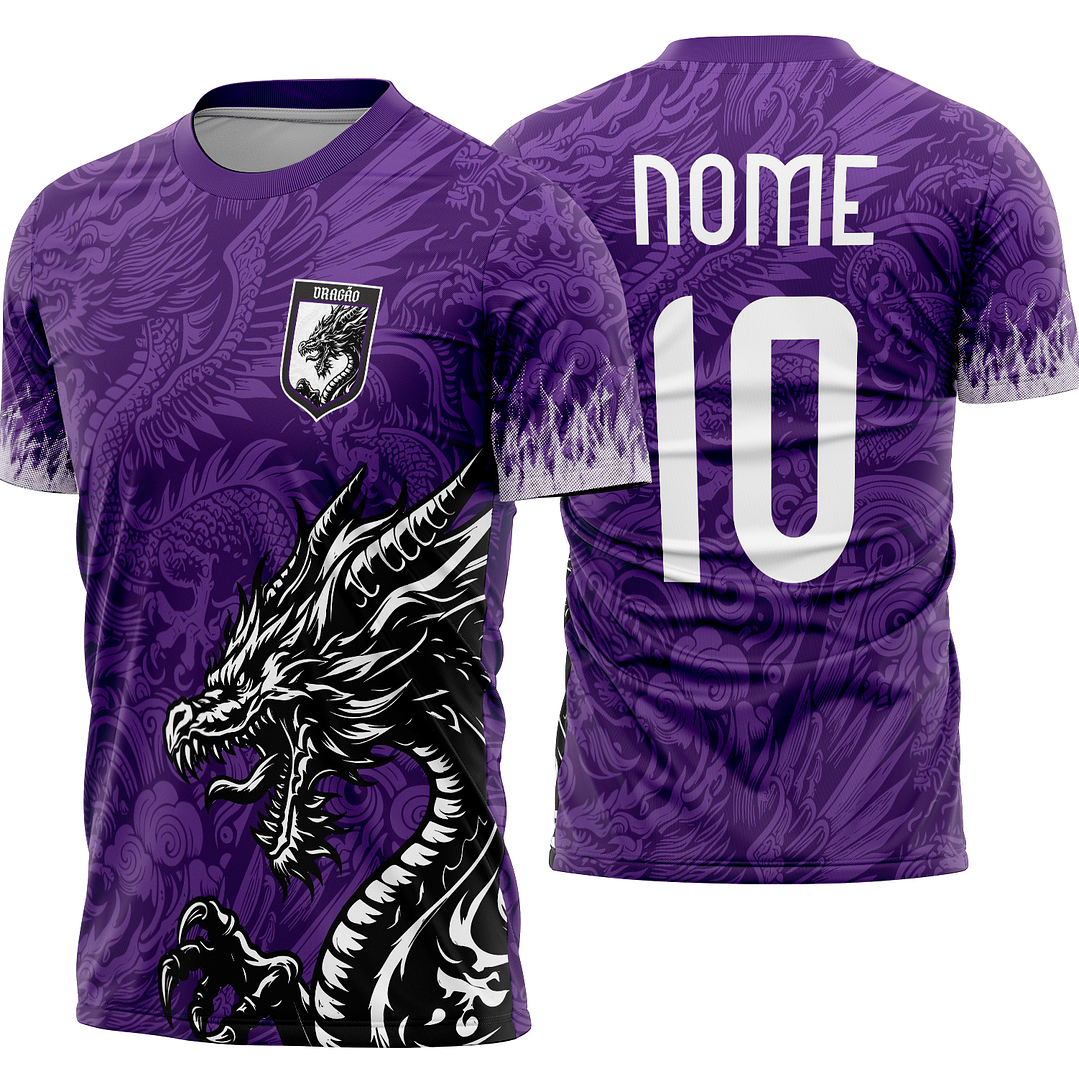 Arte Vetor Camisa Interclasse Dragão Mod-857 1