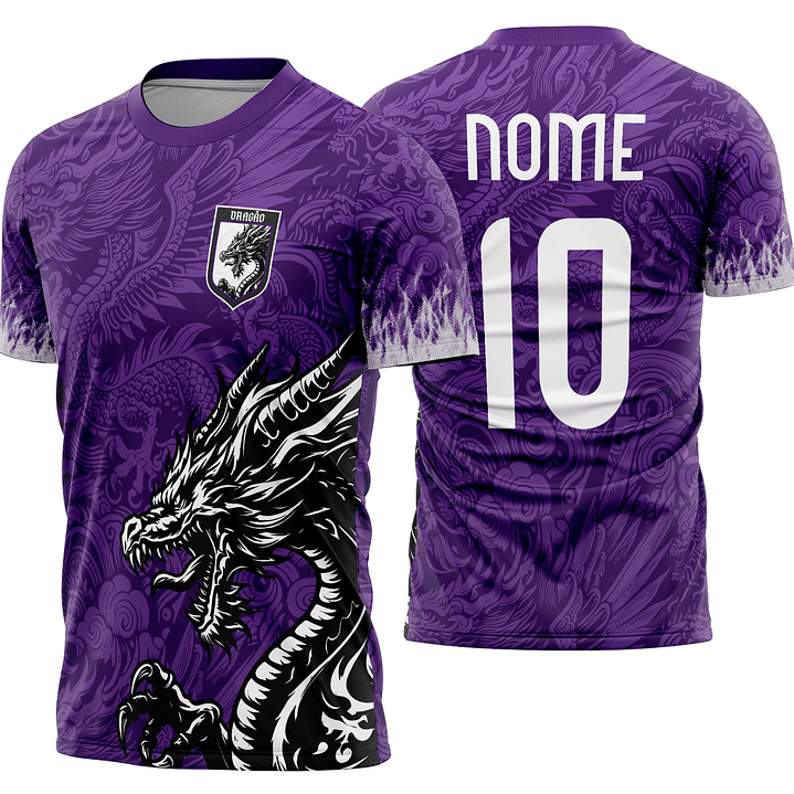 Arte Vetor Camisa Interclasse Dragão Mod-857 1