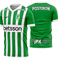 Arte Vetor Camisa Atletico Nacional Local 2026 - Thumbnail 1