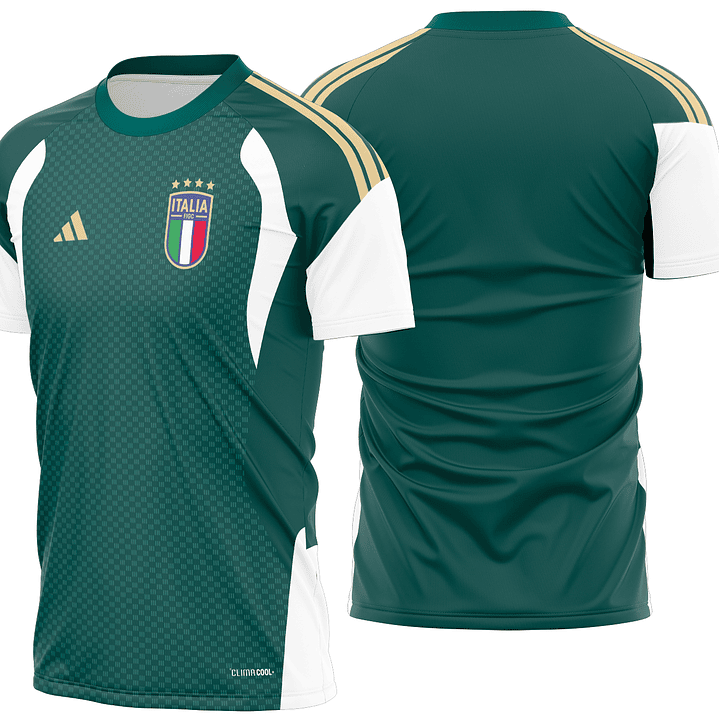 Arte Vetor Camisa Italia treino II 2026 1