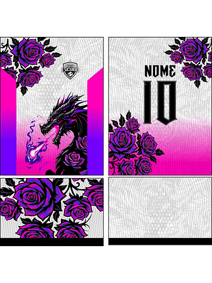 Arte vetor camisa Interclasse Dragão Mod-858