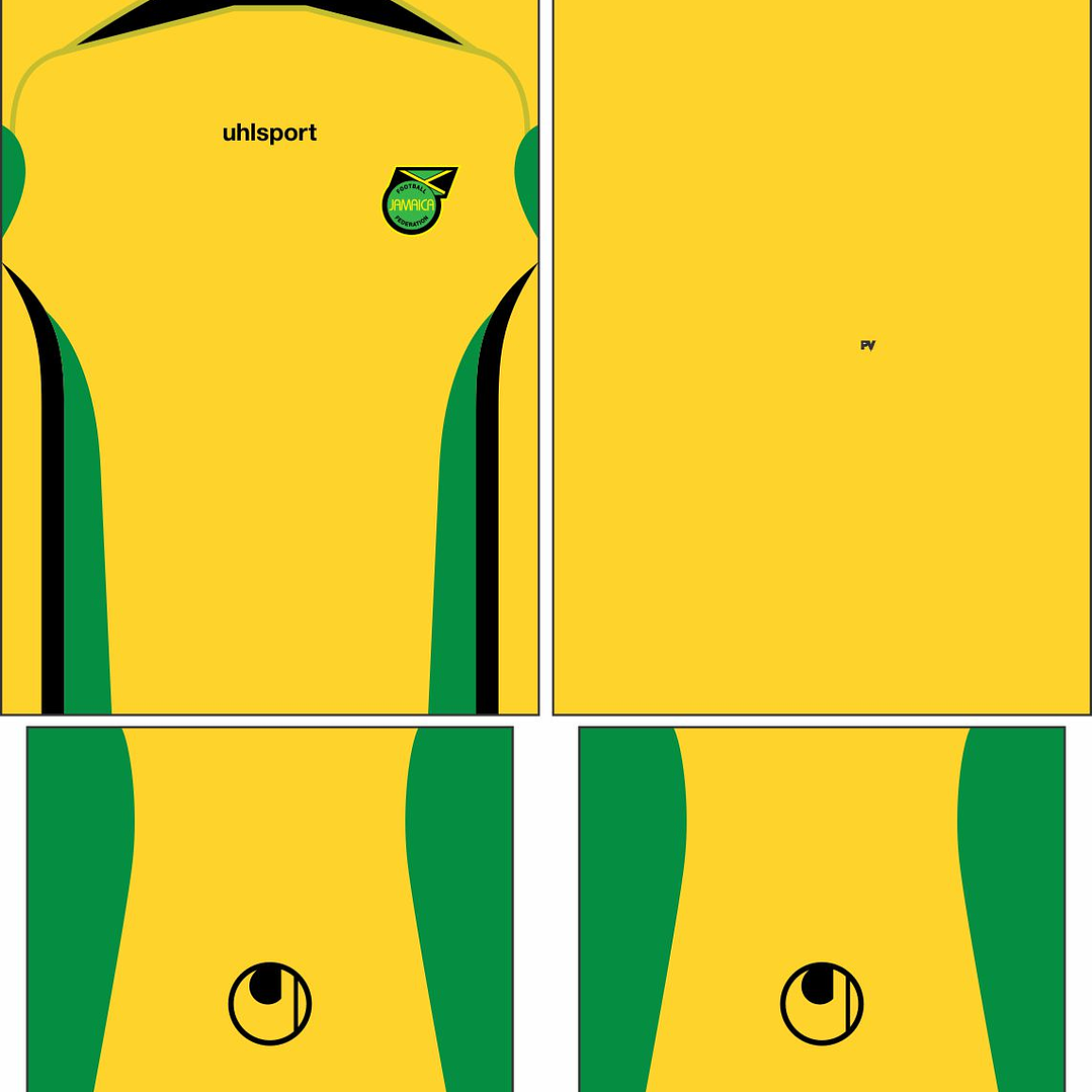 Arte Vetor Camisa Jamaica Local 2006 2