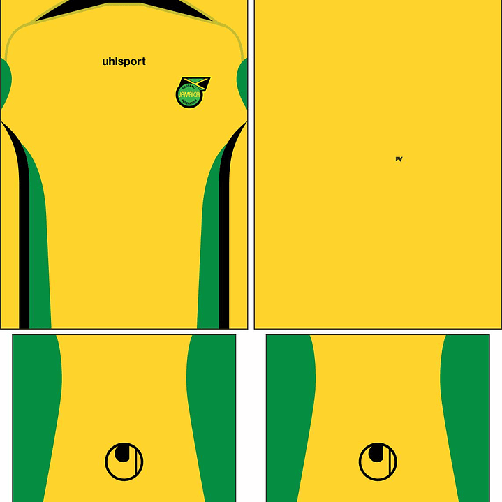 Arte Vetor Camisa Jamaica Local 2006 2