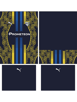 Arte Vetor Camisa Parma Calcio Concept 2025