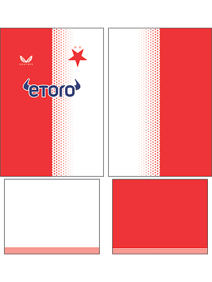 Arte Vetor Camisa Slavia Praha Local 2025-2026