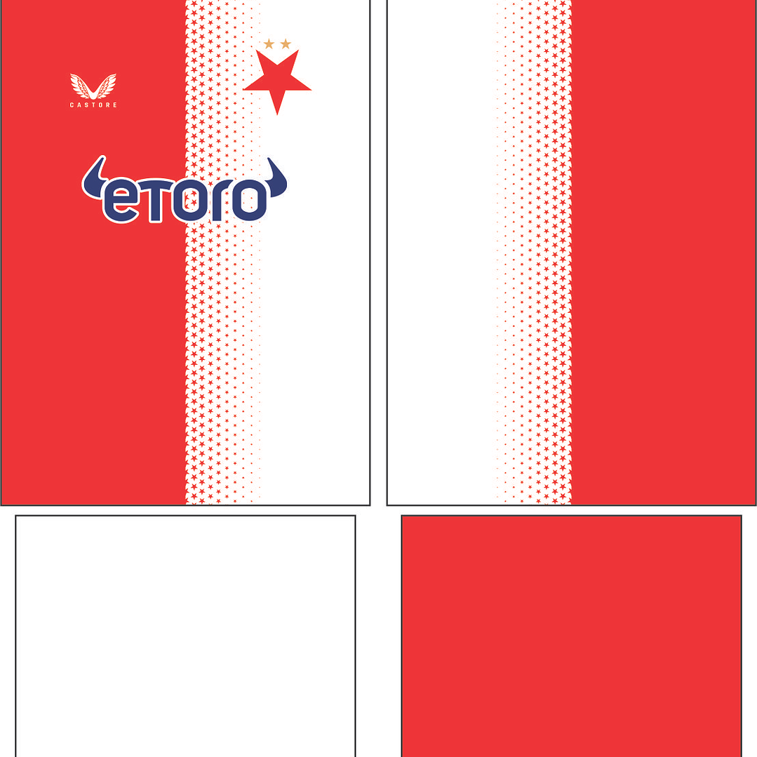 Arte Vetor Camisa Slavia Praha Local 2025-2026 2