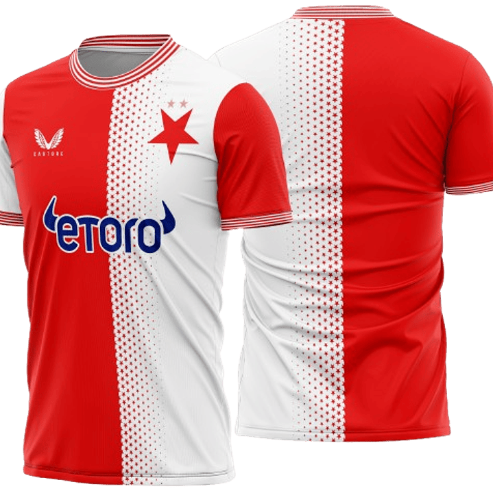 Arte Vetor Camisa Slavia Praha Local 2025-2026 1