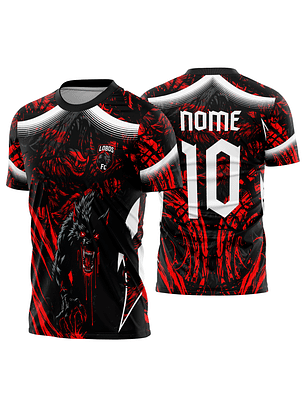 Arte Vetor Camisa Interclasse lobo Mod-861