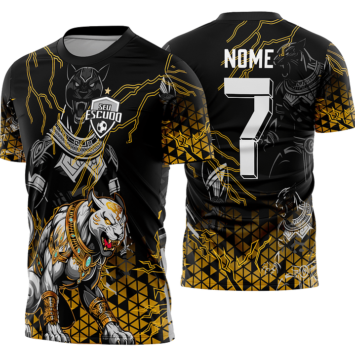 Arte Vetor Camisa Interclasse pantera Mod-862 1