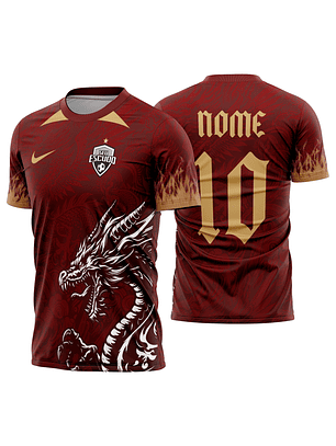 Arte Vetor Camisa Interclasse dragão Mod-864