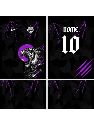 Arte Vetor Camisa Interclasse tigre Mod-866