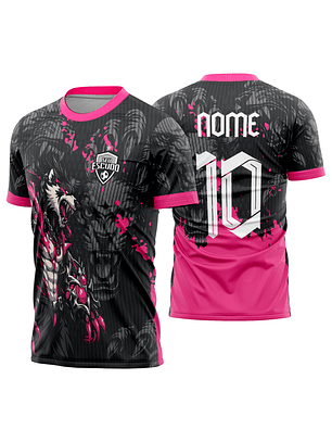 Arte Vetor Camisa Interclasse lobo Mod-867