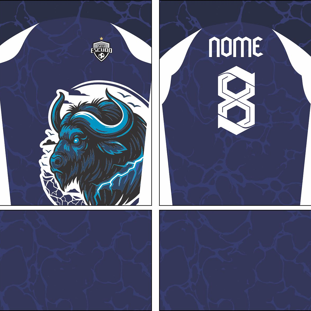 Arte Vetor Camisa Interclasse bufalo Mod-869 2