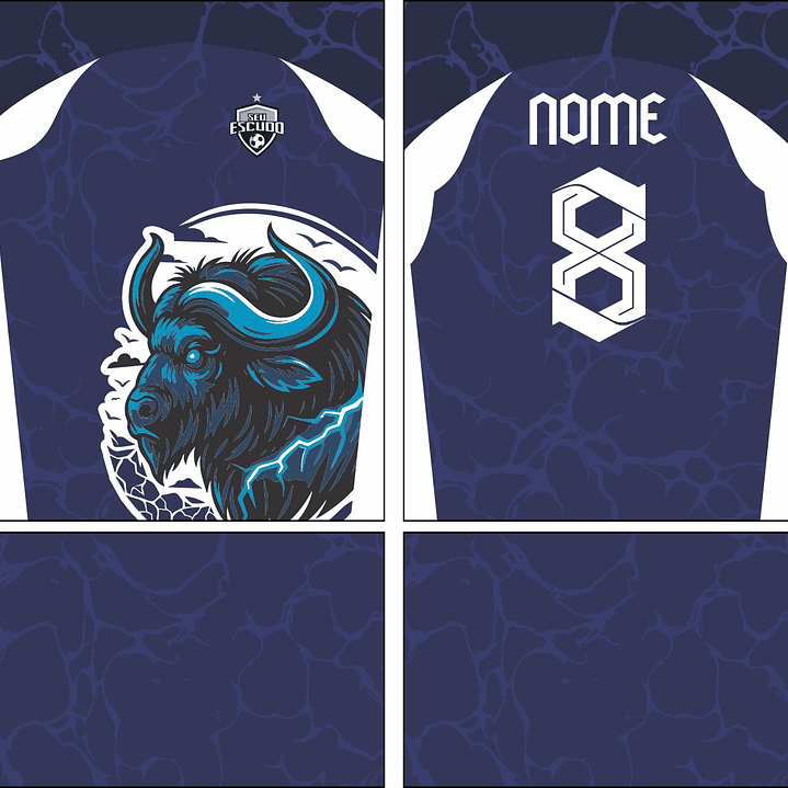 Arte Vetor Camisa Interclasse bufalo Mod-869 2