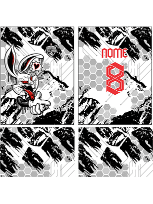 Arte vetor camisa Interclasse coelho Mod-870