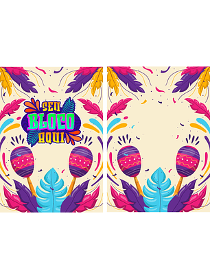 Arte vetor camisa Carnaval-Mod-267