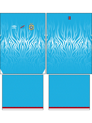 Arte vetor camisa RD Congo Local 2025-2026