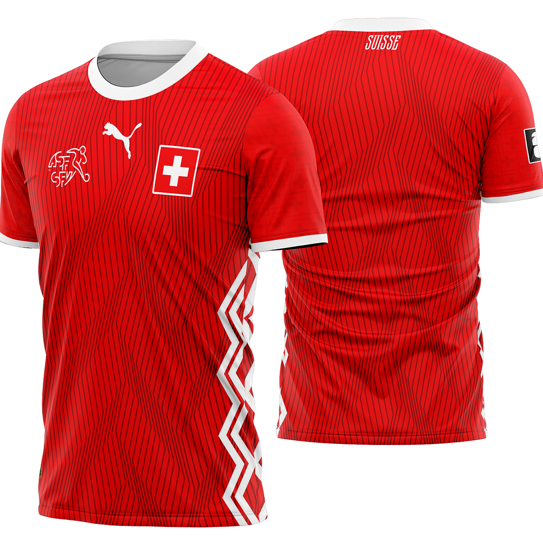 Arte Vetor Camisa Suiça Concept 2026 1