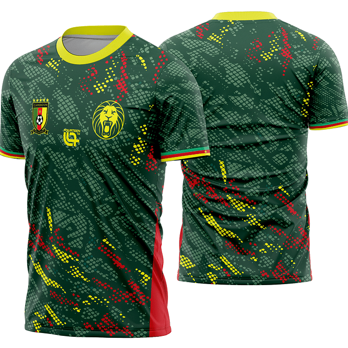Arte Vetor Camisa Camarões Local 2025-2026 1