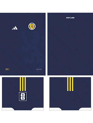 Arte Vetor Camisa Escocia Concept 2026