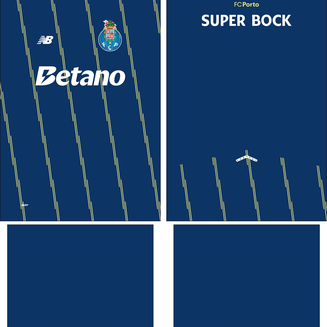 Arte Vetor Camisa FC Porto quarta 2025-2026 2