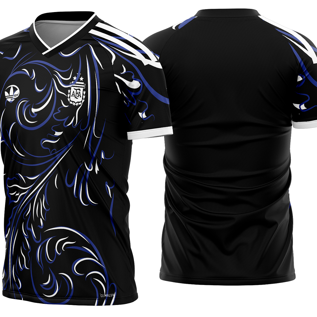 Arte Vetor Camisa Argentina visita 2026 1