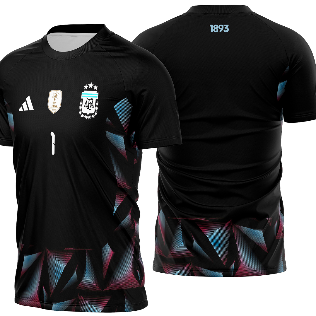 Arte Vetor Camisa Argentina goleiro 2026 1