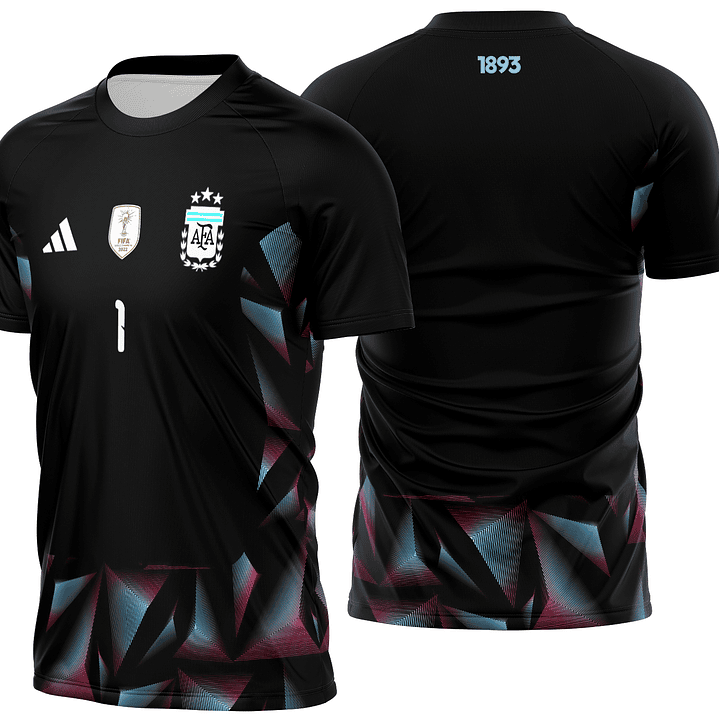 Arte Vetor Camisa Argentina goleiro 2026 1
