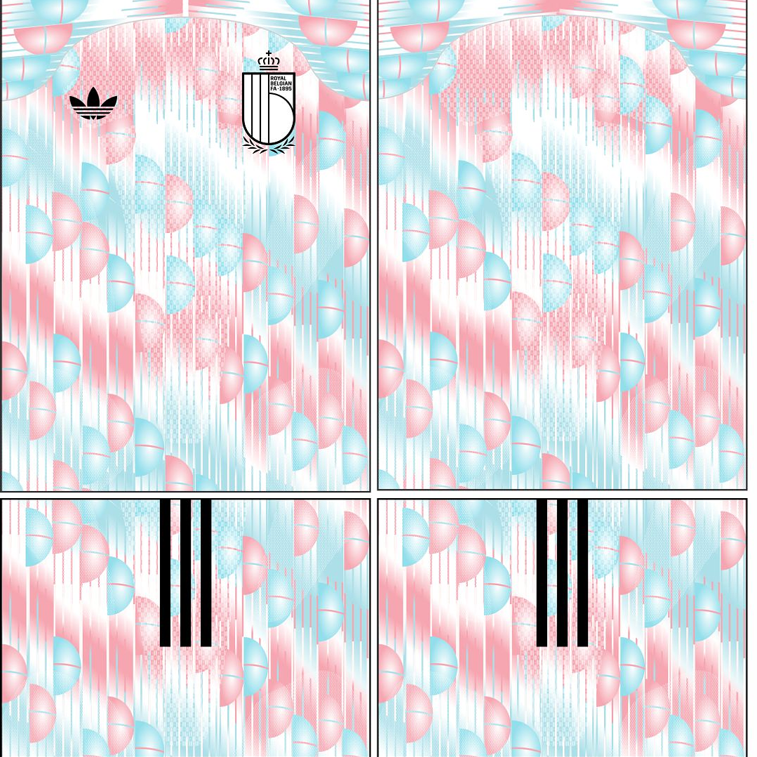 Arte Vetor Camisa Belgica visita 2026 2