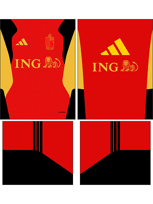 Arte Vetor Camisa Belgica treino 2026